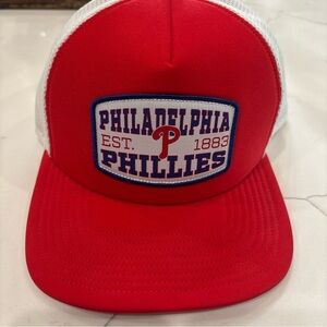 COPY - Philadelphia Phillies Fanatics Foam Front Patch Trucker Snapback Hat - R…